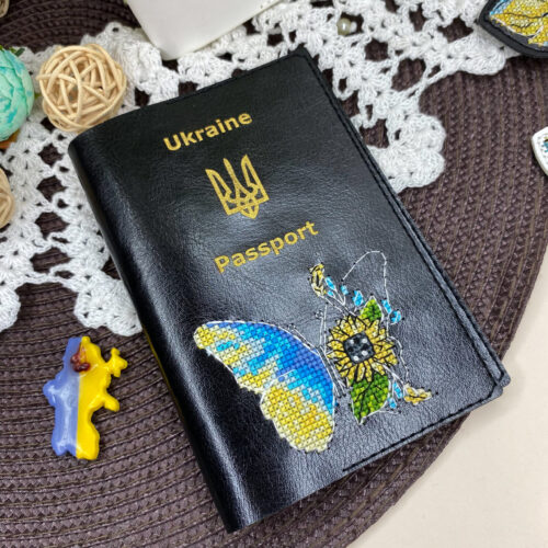 Основа для вишивання “Обкладинка на паспорт. Метелик” (арт. 1040). - Зображення 3