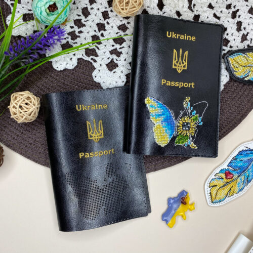Основа для вишивання “Обкладинка на паспорт. Метелик” (арт. 1040). - Зображення 4