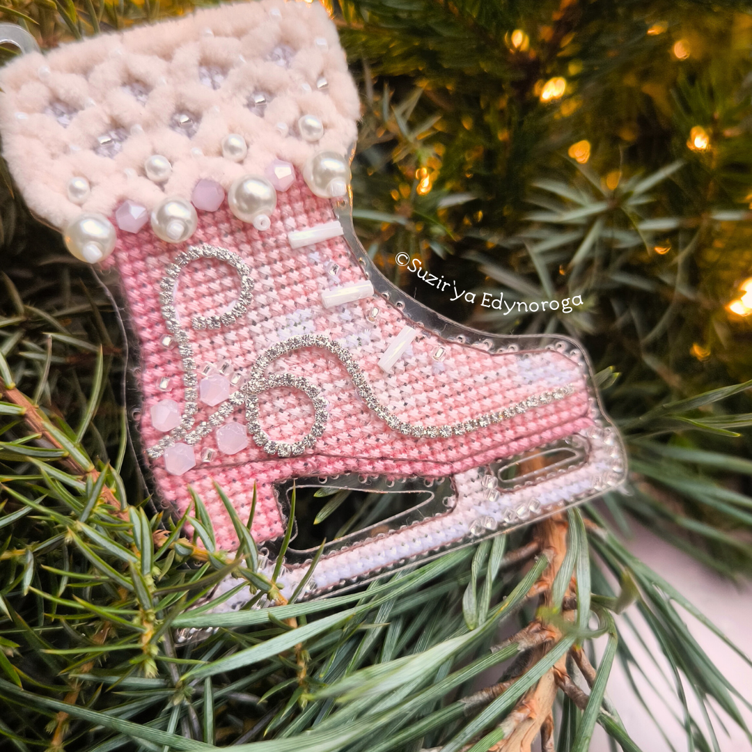 Набір для вишивання "Рожеві ковзани" (Арт. 1129) - Зображення 4