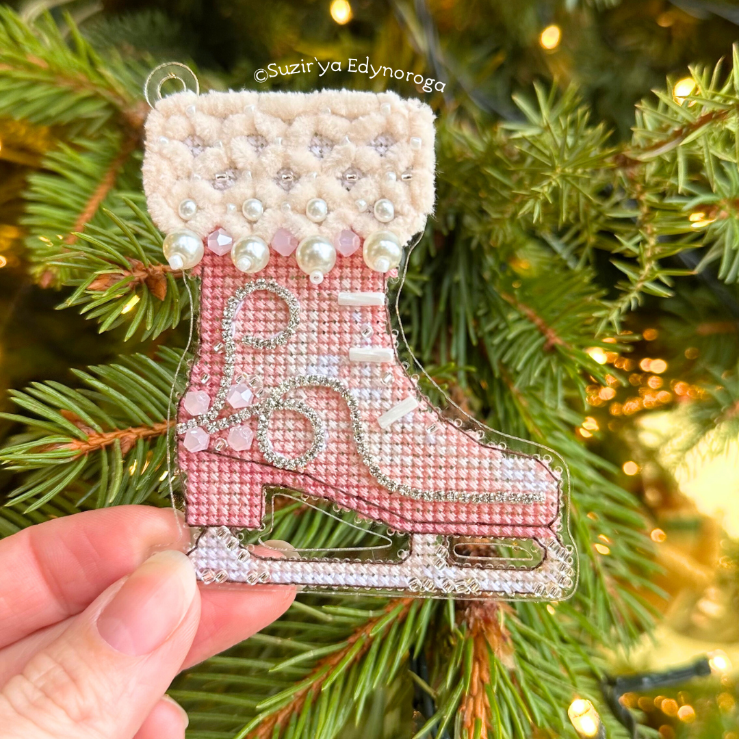 Набір для вишивання "Рожеві ковзани" (Арт. 1129) - Зображення 3