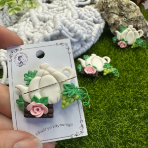 Магніт-тримач для голок “Чайник весняний” (арт. 161)