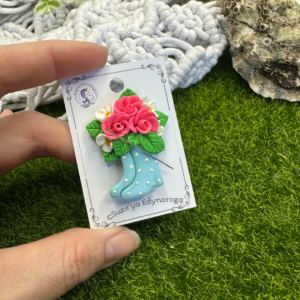 Магніт-тримач для голок “Букет в чоботях ” (арт. 158)