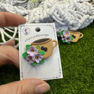 Магніт-тримач для голок “Чашка весняна” (арт. 162)