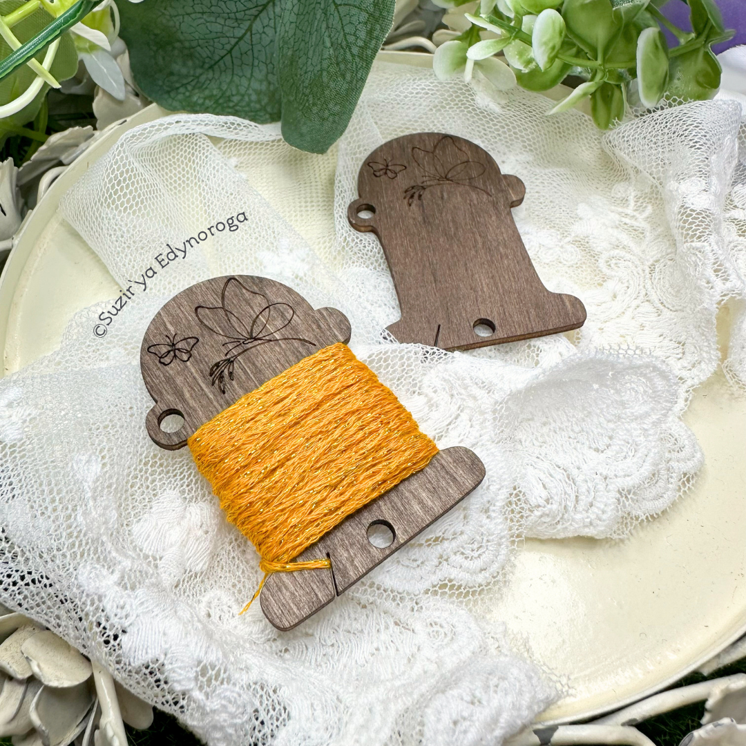 Бобінка для ниток "Метелики" (1шт) - Зображення 2