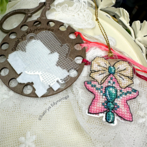 Основа для вишивання "Рожева зірочка"